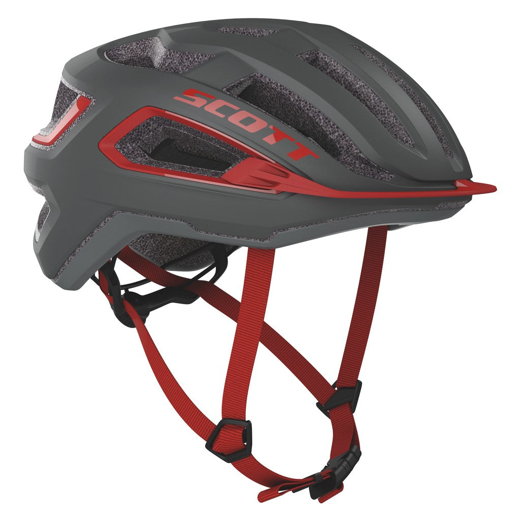 Casco Scott ARX Gris con Rojo